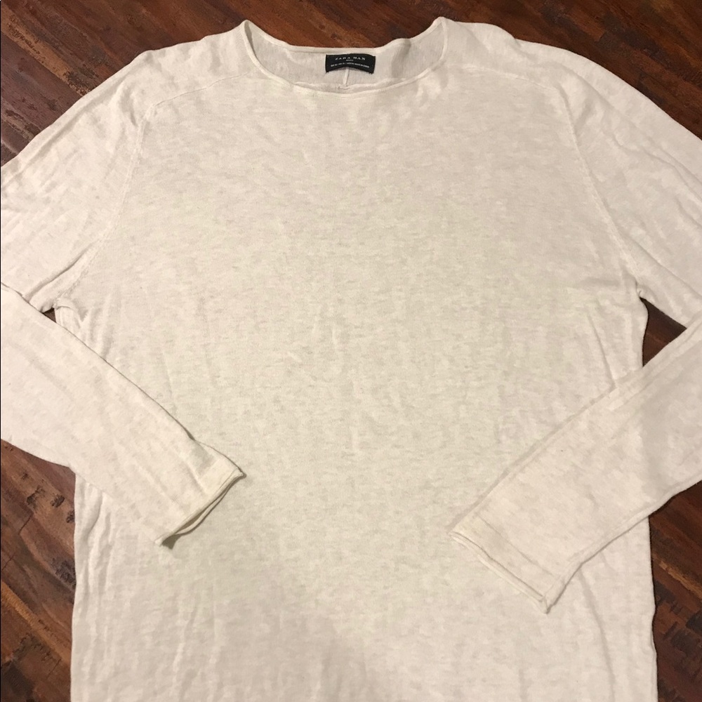 Zara Men’s knit Lightweight Sweater, XL